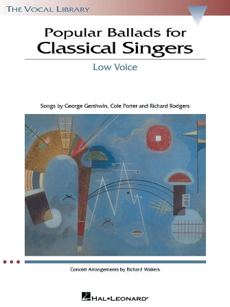 Various - Popular Ballads for Classical Singers - Low Voice