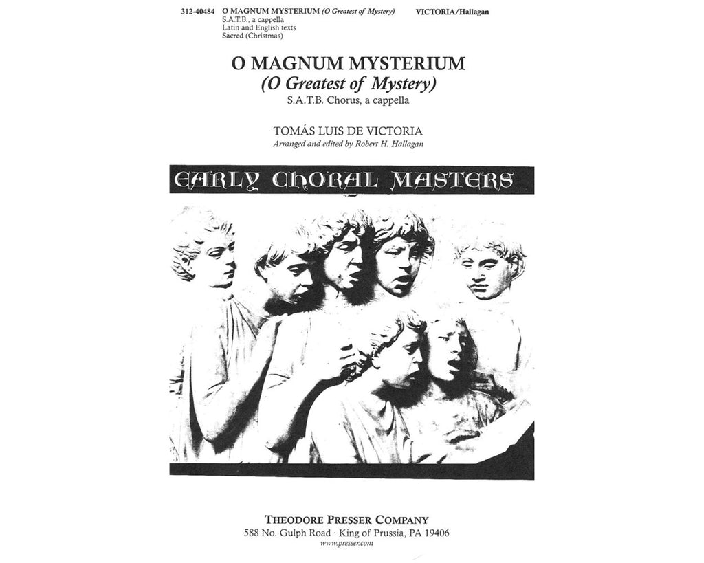 Victoria - O Magnum Mysterium - SATB A Cappella