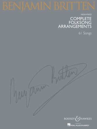 Britten - Complete Folksong Arrangements: High Voice - Vocal Collection