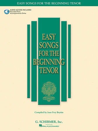 Various - Easy Songs for the Beginning Tenor - Vocal Anthology