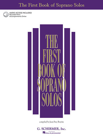 Various - The First Book of Soprano Solos (w/audio access) - Vocal Anthology