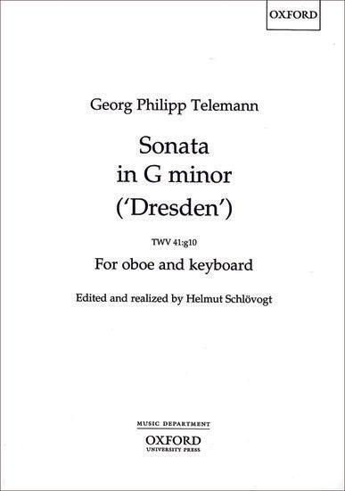 Telemann - Sonata in G Minor "Dresden" TWV41:g10 - Oboe and Keyboard