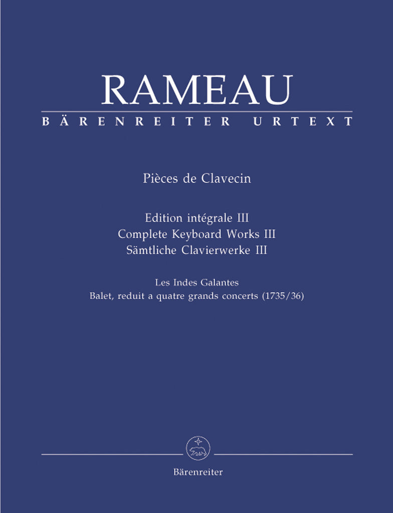 Rameau - Complete Keyboard Works III: 1735/36 - Harpsichord, Piano