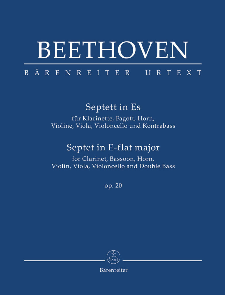 Beethoven - Septet for Clarinet, Bassoon, Horn, Violin, Viola, Violoncello and Double Bass in E-flat major op. 20 - Septet