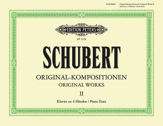Schubert - Original Compositions, Vol. 2 - Piano, 4 Hands