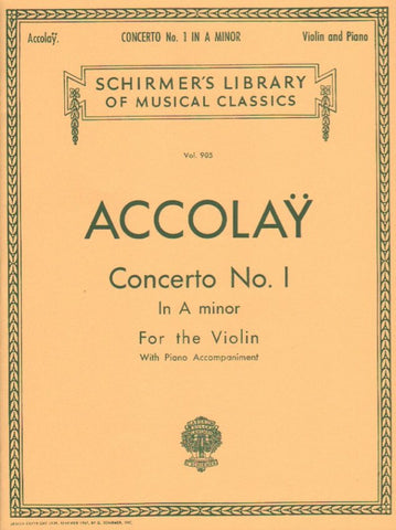 Accolay, ed. Schill - Concerto No. 1 in A Minor - Violin and Piano