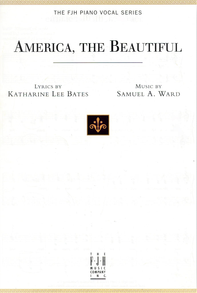 Ward and Bates - America the Beautiful - Voice and Piano