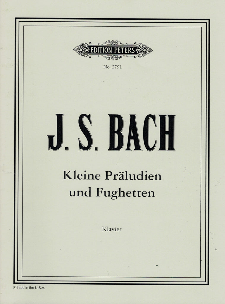 Bach – 24 Little Preludes and Fugues – Piano