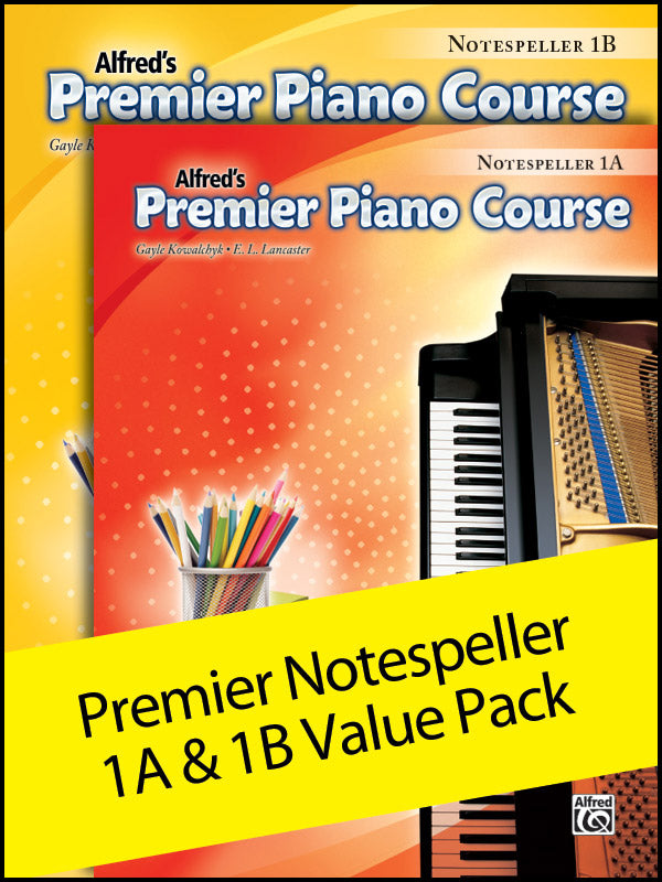 Alfred's Premier: Notespeller, Level 1A and 1B Bundle - Piano Method