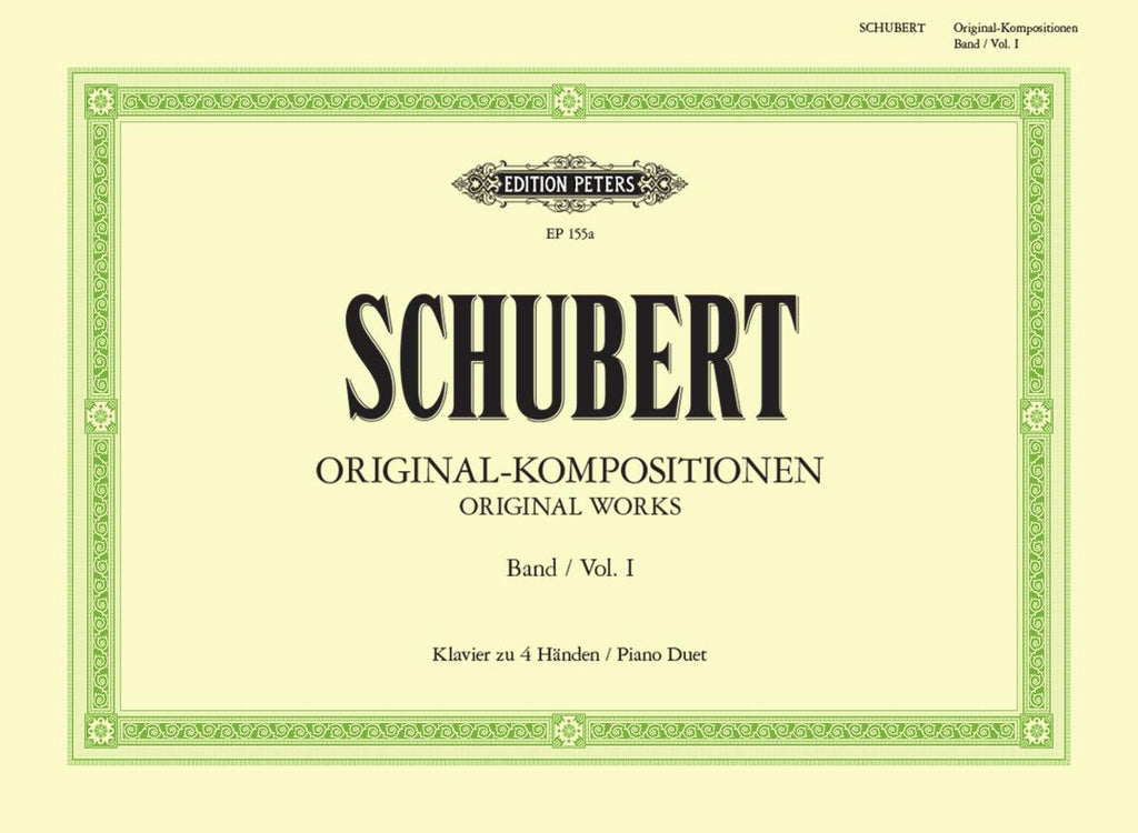 Schubert - Original Compositions, Vol. 1 - Piano, 4 Hands