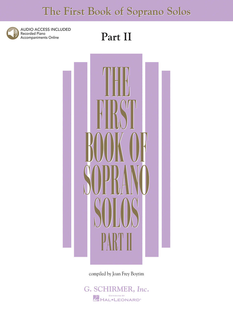 Various – The First Book of Soprano Solos, Part II – High Voice and Piano