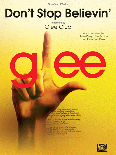 Perry, Schon, and Cain - Don't Stop Believing ("Glee" Version) - Piano, Vocal, Guitar