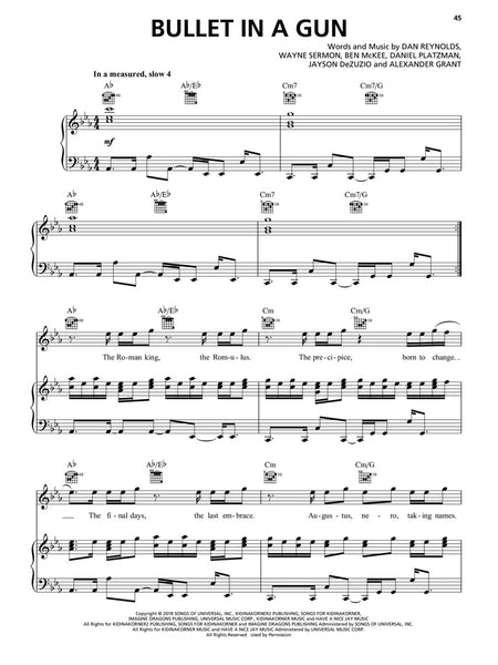 Imagine Dragons - Origins - Piano, Vocal, Guitar