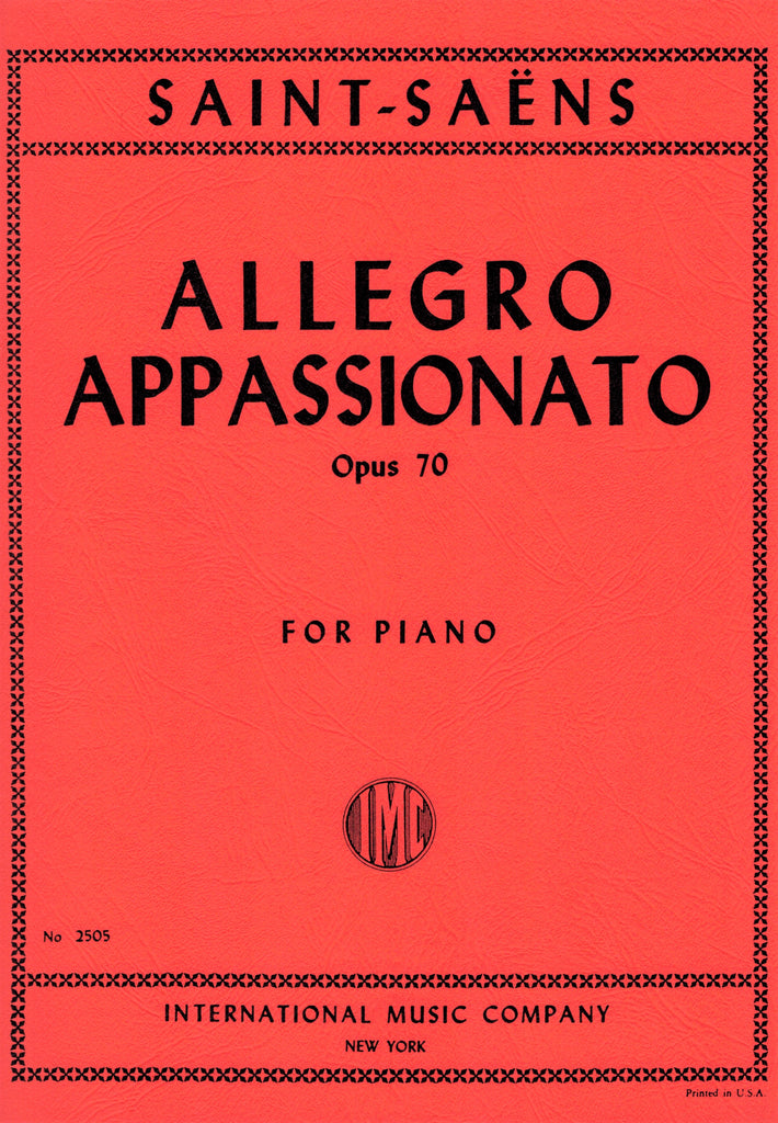 Saint-Saens – Allegro Appassionato, Op. 70 – Piano