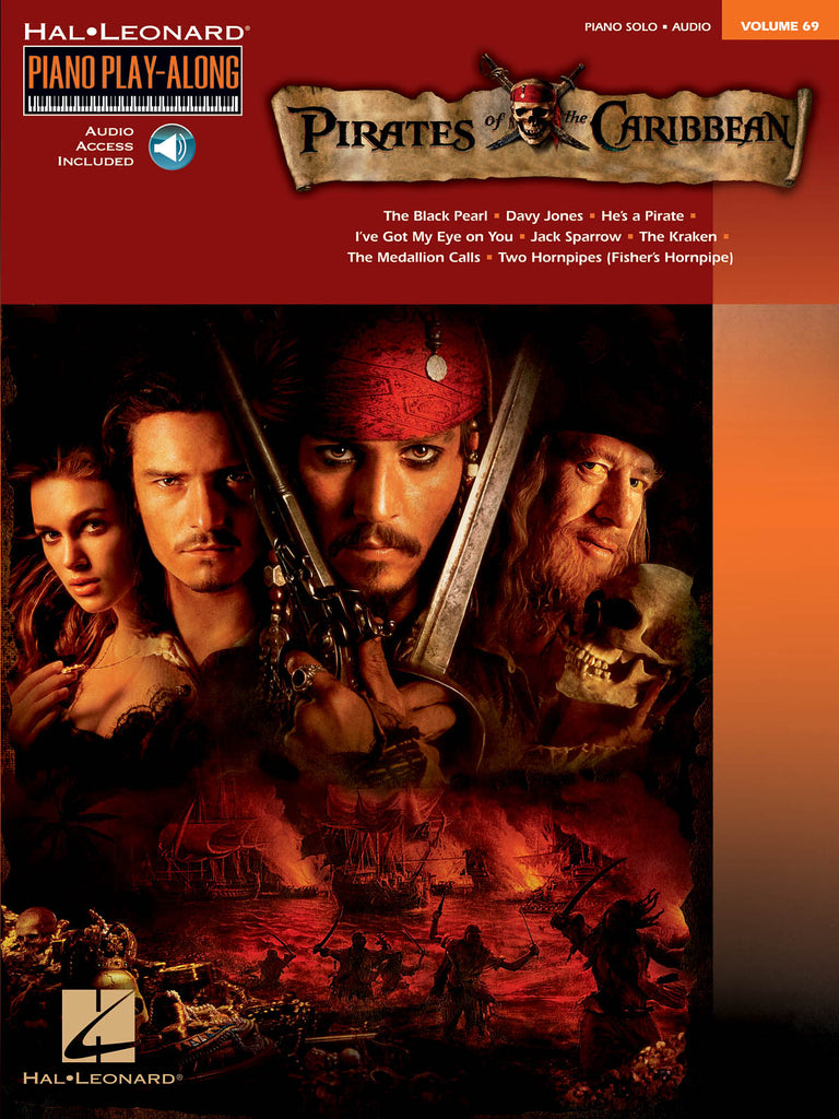 Zimmer – Hal Leonard's Piano Play-Along, Vol. 69: Pirates of the Caribbean – Piano, Vocal, Guitar