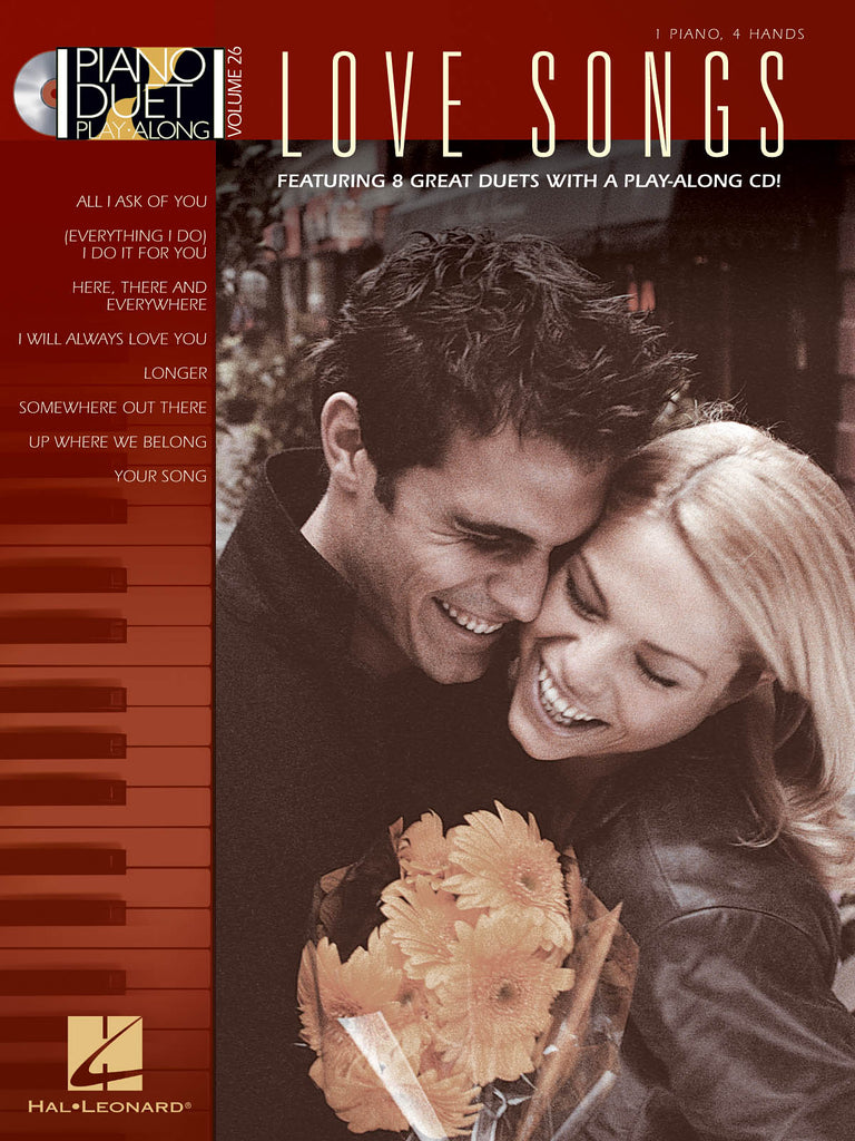 Various - Love Songs (w/ CD) - Piano, 4 Hands