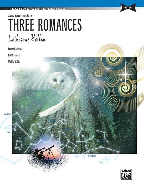 Rollin - Three Romances - Late Intermediate Piano Solo