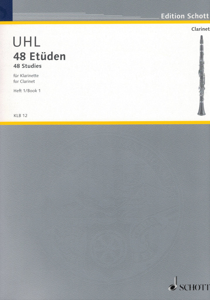 Uhl – 48 Studies for Clarinet, Book 1 – Clarinet Method