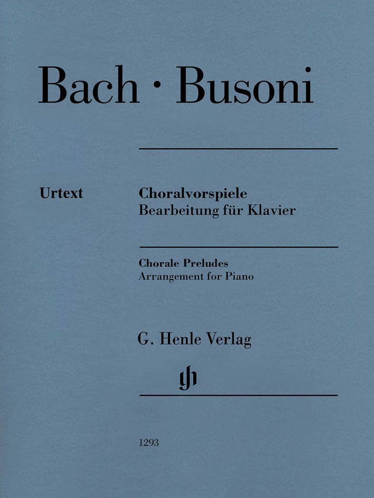 Bach, arr. Busoni – Chorale Preludes – Piano