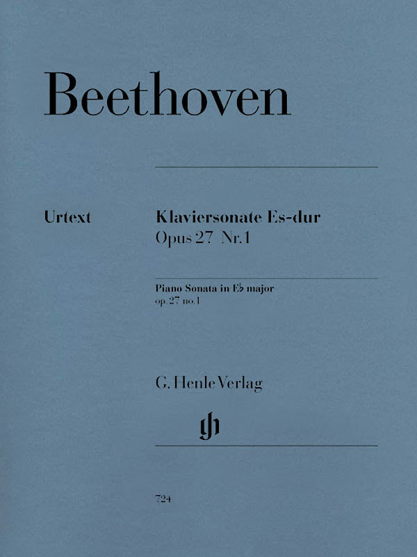 Beethoven - Piano Sonata in Eb Major, Op. 27/1 - Piano Solo