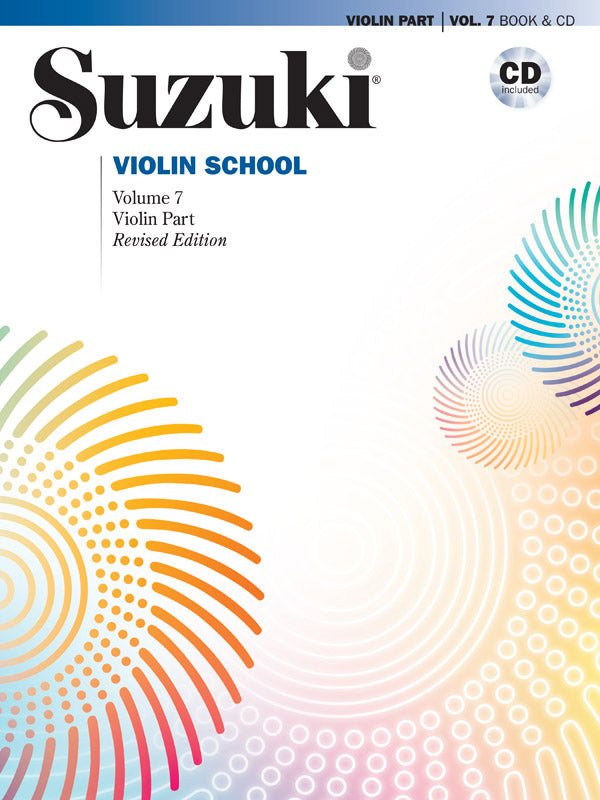 Suzuki Violin School: Vol. 7 (International Edition) w/CD - Violin Method