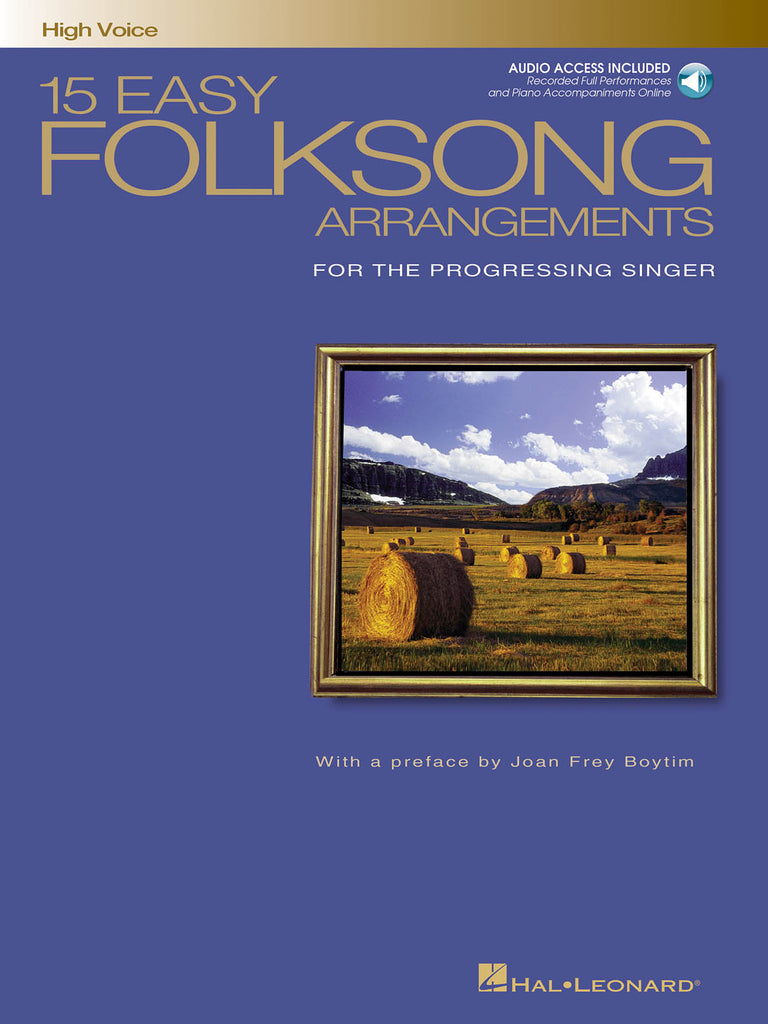 Various – 15 Easy Folksong Arrangements – High Voice and Piano