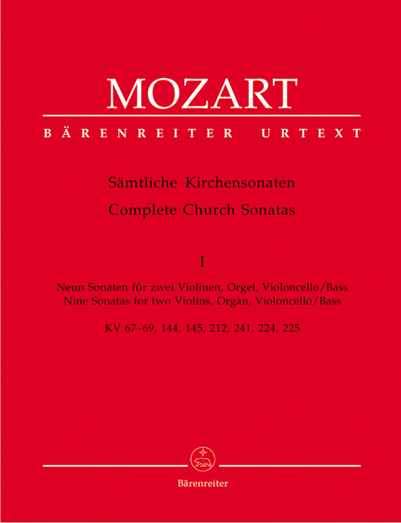 Mozart - Complete Church Sonatas, Vol. 1 - Organ and Instrument