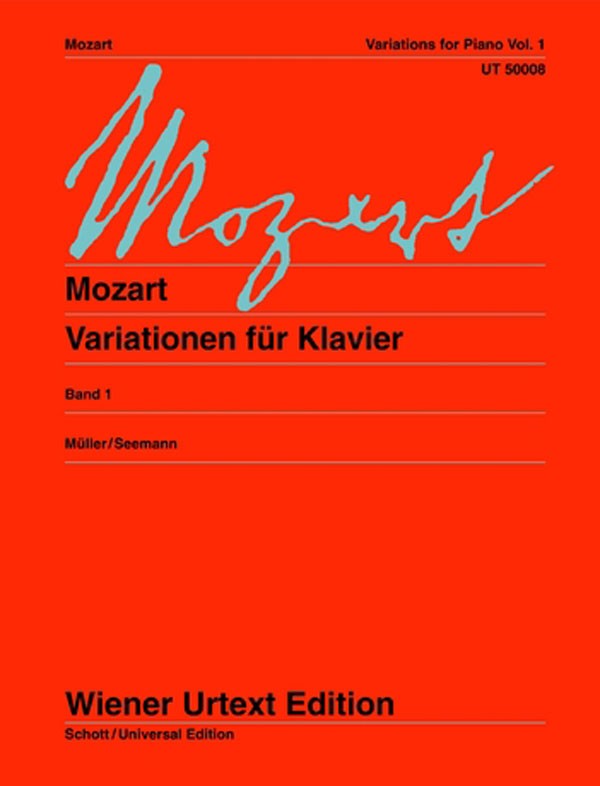 Mozart, ed. Muller – Piano Variations, Vol. 1 – Piano