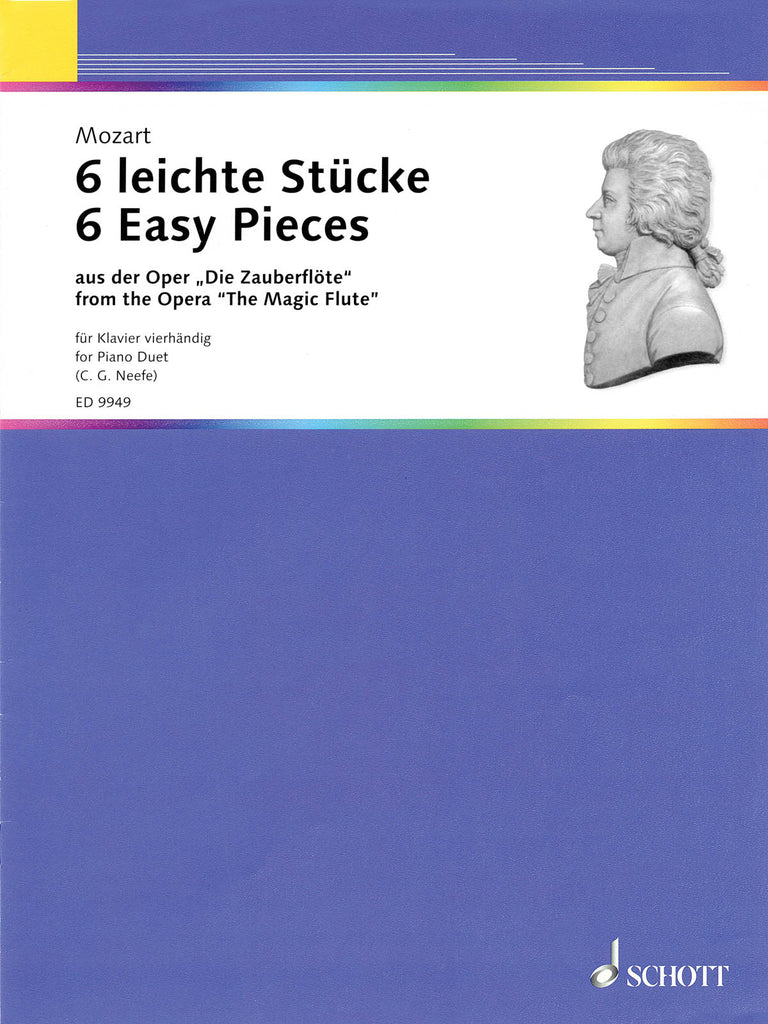 Mozart, arr. Neefe – 6 Easy Pieces (from The Magic Flute) – Piano, 4 Hands