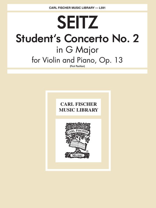 Seitz - Student's Concerto No. 2 - Violin and Piano