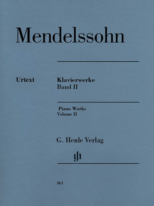 Mendelssohn - Piano Works, Vol. 2 - Piano Solo