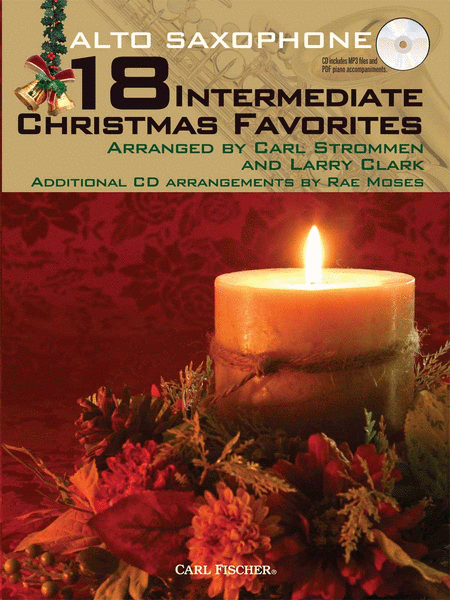 arr. Clark and Strommen- 18 Intermediate Christmas Favorites (w/CD) - Alto Saxophone Solo