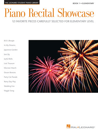 Various - Piano Recital Showcase, Book 1 - Easy Piano