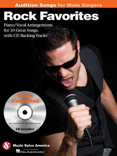Various – Rock Favorites: Audition Songs for Males Singers (w/CD) – Piano, Vocal, Guitar