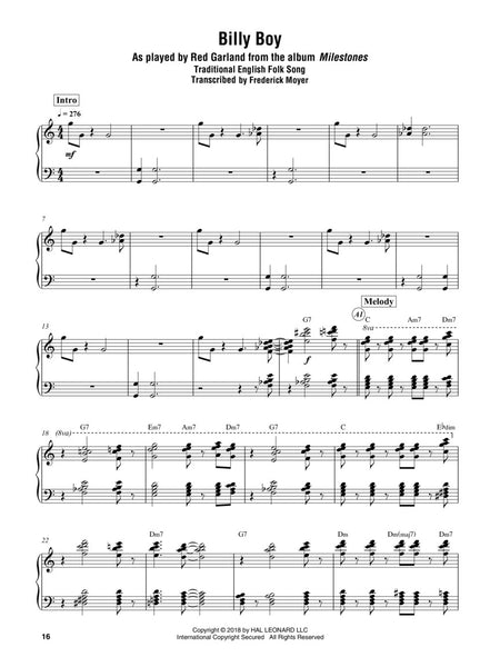 Moyer, arr. – Jazz Piano Masterpieces: Note-for-Note Transcriptions of the Greatest Jazz Performances of All Time – Piano