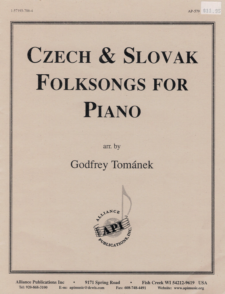 Tomanek, arr. – Czech and Slovak Folksongs – Piano