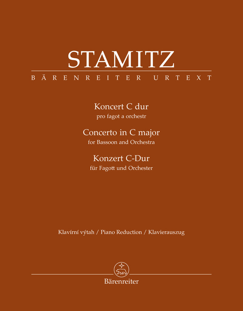 Stamitz - Concerto for Bassoon and Orchestra in C Major - Bassoon and Piano