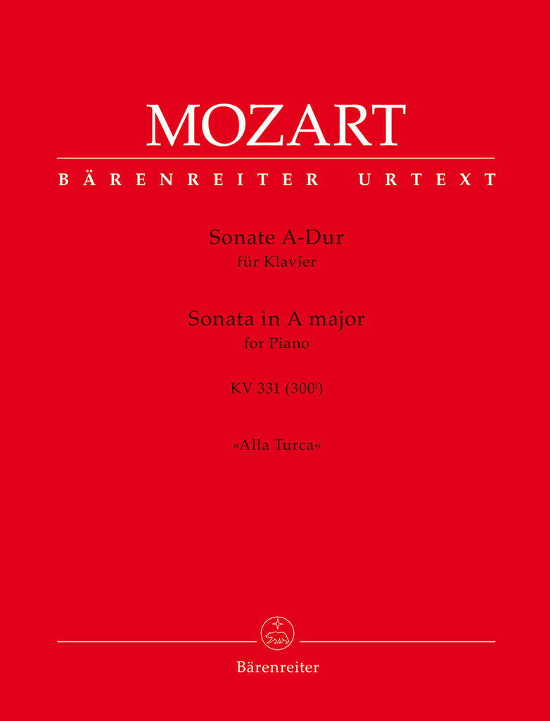 Mozart, ed. Aschauer – Sonata "Alla Turca" in A Major, K. 331 (300I) – Piano