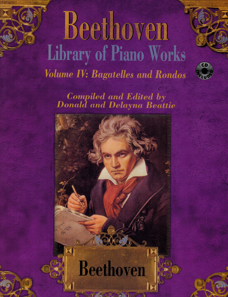 Beethoven – Library of Piano Works, Vol. IV: Bagatelles and Rondos (w/CD) – Piano