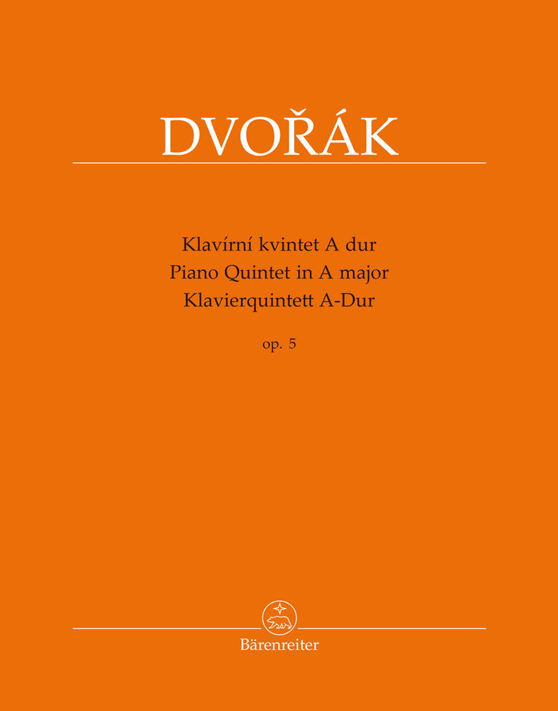 Dvorak - Piano Quintet in A Major, Op. 5 - Piano Quintet