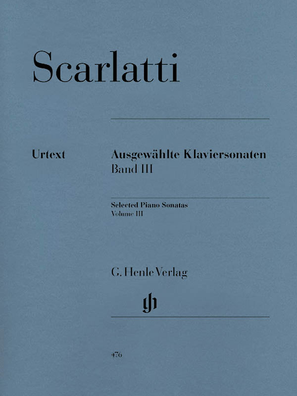 Scarlatti, ed. Johnsson – Selected Piano Sonatas, Vol. 3 – Piano