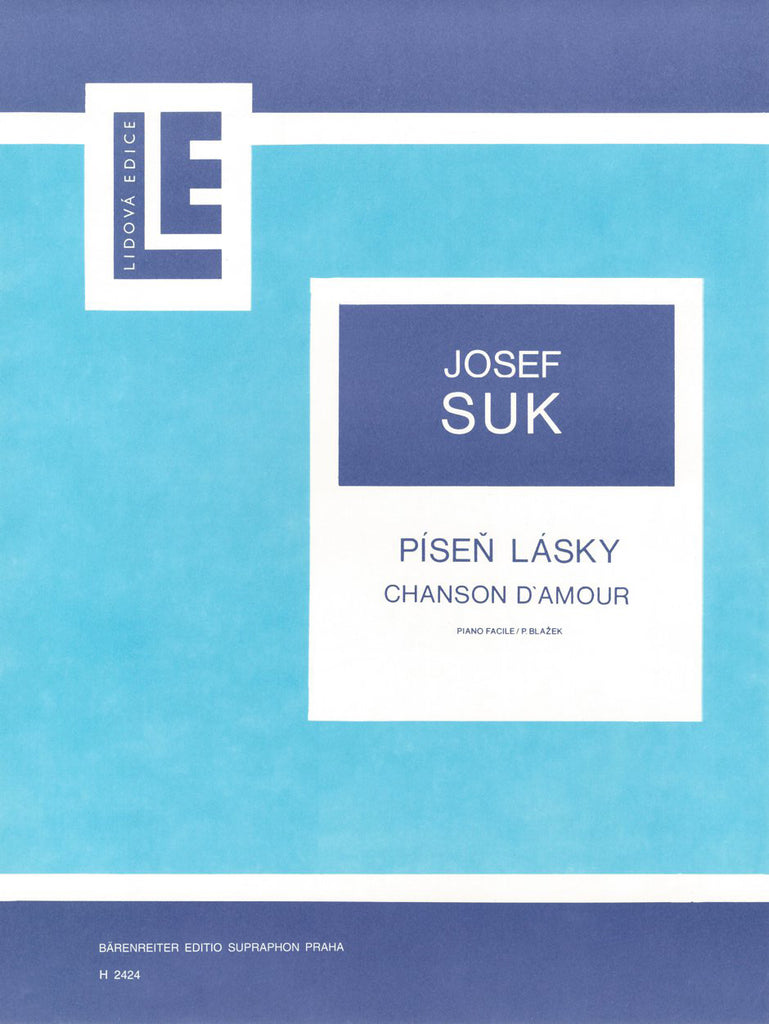 Suk – Song of Love Op. 7/1 – Piano