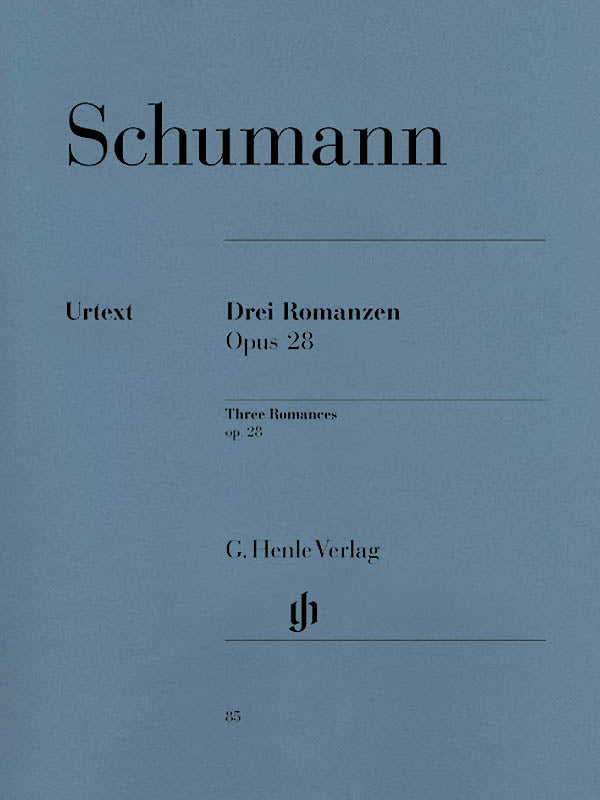 Schumann, ed. Herttrich – Three Romances, Op. 28 – Piano