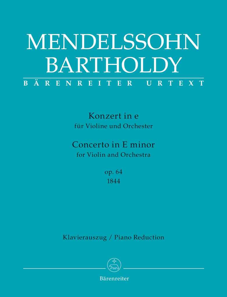 Mendelssohn - Violin Concerto in E Minor - Violin and Piano
