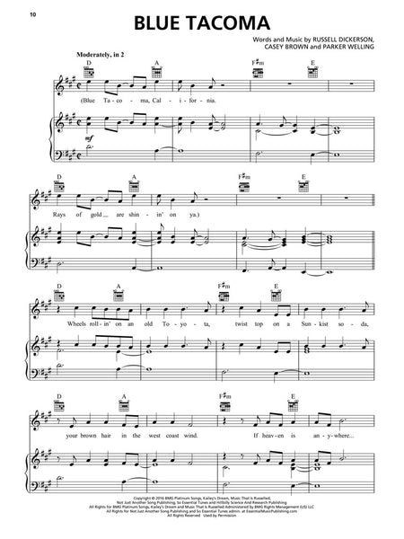 Various - Top Country Hits of 2018-2019: 18 Hot Singles - Piano, Vocal, Guitar