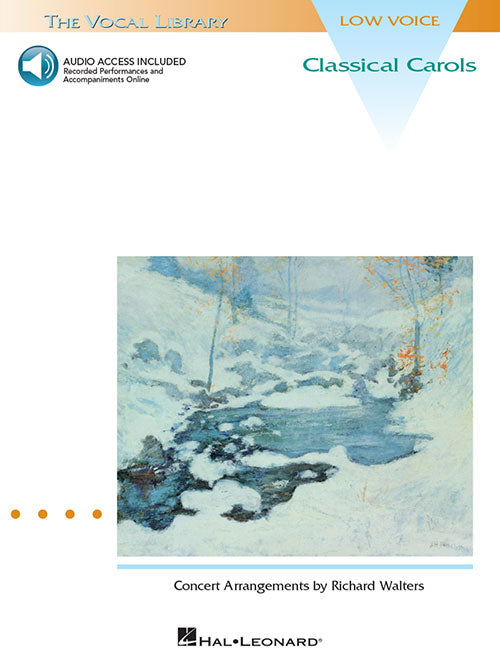 Hal Leonard's Vocal Library: Christmas Carols (w/CD) - Low Voice and Piano