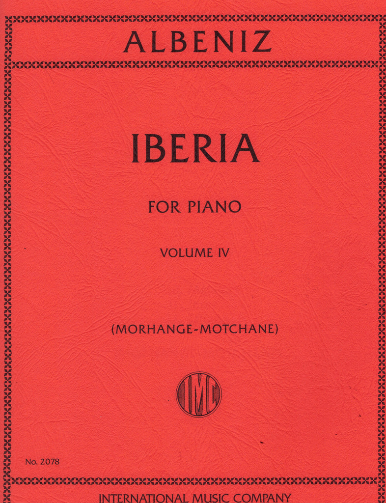 Albeniz – Iberia, Vol. 4 – Piano