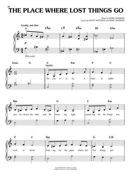 Shaiman – Mary Poppins Returns – Easy Piano