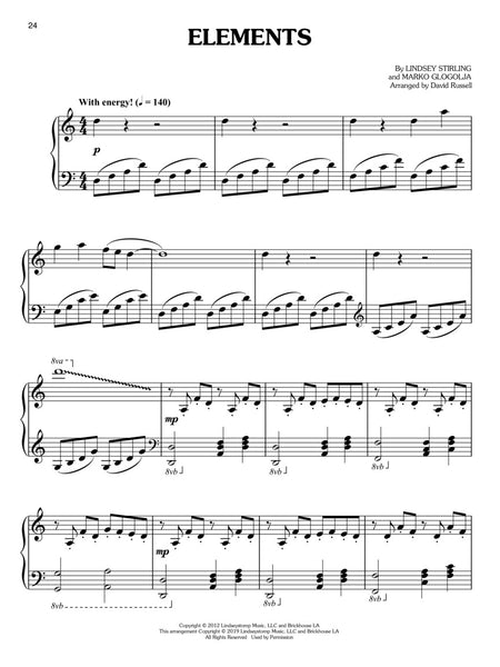 Stirling, arr. Russell – Lindsey Stirling Piano Collection – Easy Piano