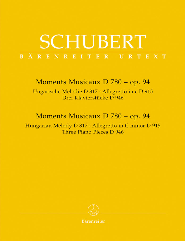Schubert, ed. Landon – Moments Musicaux, Op. 94 (D. 780); Ungarische Melodie, D. 817; Allegretto in C Minor, D. 915; Drei Klavierstucke, D. 946 – Piano